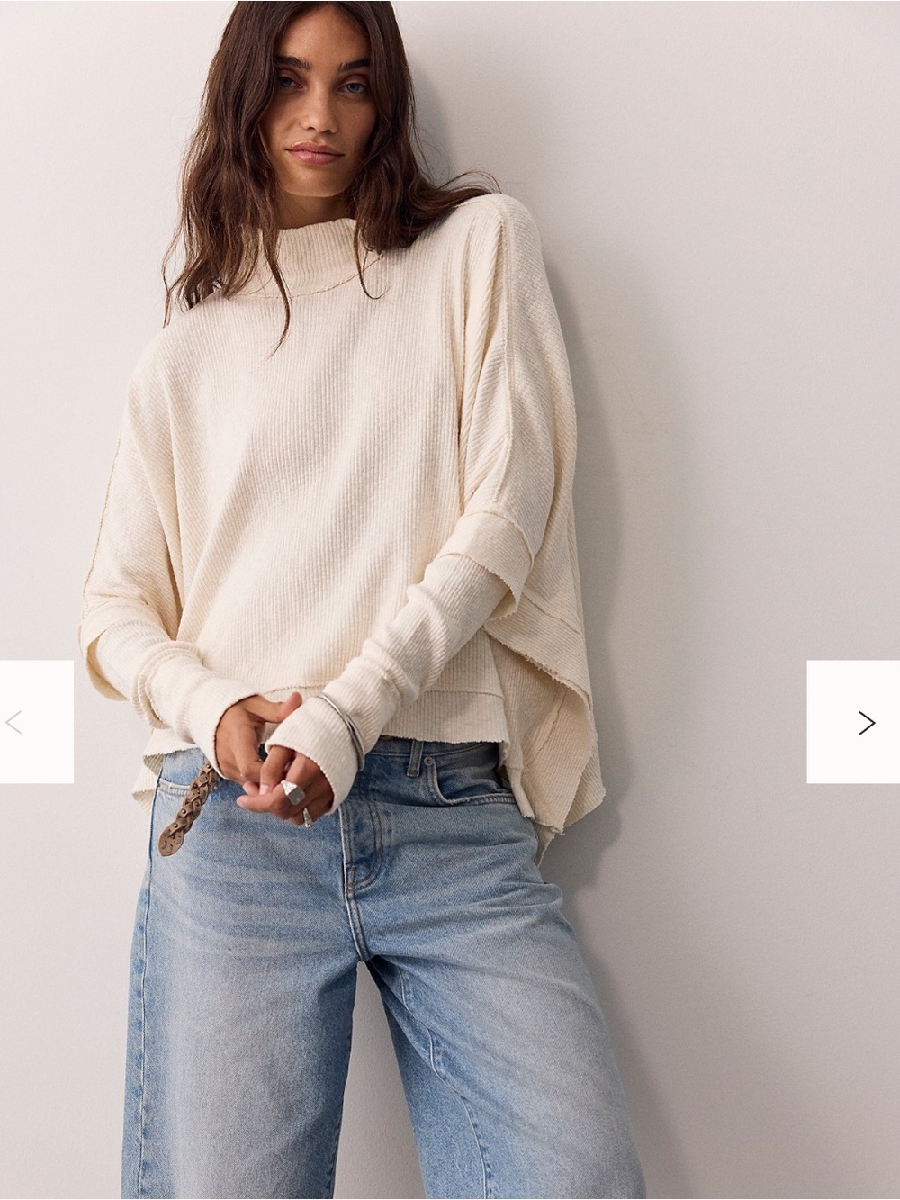 We The Free Moon Daisy Turtleneck Twofer
